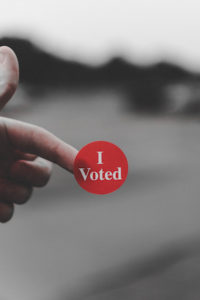 I Voted Sticker MN Voter Guide 2018 