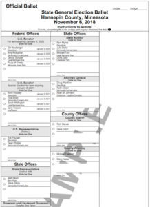 Sample Ballot MN Voter Guide 2018 